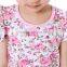 Flutter sleeve girls tunic tops kids M7041604