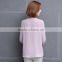 Casual Women Wear Loose Long Sleeve Chiffon Blouses,Wholesale Fashion Polyester Chiffon Women Tops and Blouses