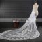 Wholesale new lace wedding veils ivory wedding veilgrance long lace bridal wedding veil long Tulle lace jeweled tulle veils