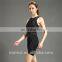 Black Tight Sleeveless Summer Triathlon Cycling Wear for Lady