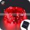 10M 100 LEDs Flashing Novelty Colorful Solar Led Light String