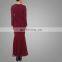 Malaysia Beautiful Traditional Dress Embroidered Design With High Quality Baju Kurung For Women Muslim Long Dress