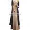Plus Size Malaysia Dubai Arab Lace Sleeve Kaftan Abaya Muslim Long Maxi Dress