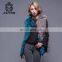 Colour stitching newly cheap hot selling fur fox outdoor ladies vest pattern