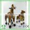 Indoor playground walking animal toy, mechanical walking horse for sale