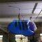 customized cartoon hanging blue flying fish inflatable costume for advertising decoration