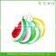 Custom mini fruit shaped cartoon plush coin purse