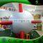 Large Advertising Display Vinyl Inflatable Helium Blimp , Flying Outdoor Inflatable Airship Balloon with Logo Printing for Event