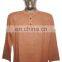 full sleeve long khadi yoga kurta, size : chest 46 x height 34 inches (medium, also available large, extra large)