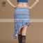 Q-6063 Egyptian pattern printed belly dance skirt costume