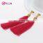 P-9083 Tribal egyption professional long women belly dance tassel earrings