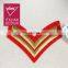 Embroidery applique sew on shoulder patch for clothing custom logo