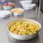 Round 9 Inch Disposable Aluminum Foil Pan Take Out Food Containers with Flat Board Lids