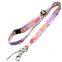 Custom Sublimation Printing Polyester ID Badge Neck Lanyard No Minimum Order Quantity