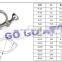 A set of 133 mm Pipe O/D Sanitary 5-1/2 " sealtite connector hose steel supply lines