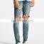 DiZNEW 2019 european style latest design ripped denim men jeans pant