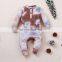 Popular item newborn baby boys' and girls' tie-dyed jumpsuit long sleeve infants rompers