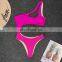 Sexy bikini 2019 One shoulder Swimwear women Cut Out Bathing Suits monokini Women bikinis Summer swimsuit one piece Beach