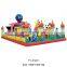 Inflatable castle for animals designed for children.