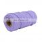 High quality 4mm macrame cord braided round cord draw cord decorative DIY twisted cotton rope