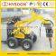 HYSOON mini loader with hydraulic stone concrete breaker