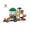 Factory wholesale used playground slides plastic tunnel kids toys playground for sale JMQ-18157E