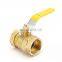 Brass Easy To Install Easy to Operate Turn 90 Degree Copper Gas Ball Valve With Handle