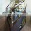 safety customized balustrade curved tempered glass for stairs