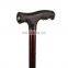 Height-adjustable built-in LED light portable handicapped medical hands-free aluminum elbow crutch