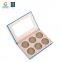 Custom palette design empty magnetic eyeshadow palette eyeshadow packaging paper cardboard dry acrylic eyeshadow palette