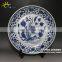 Oriental antique ming dynasty handmade ceramic porcelain plates for decorative and display