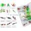 57Pcs/Set Mini Soft Fishing Lure Lead Jig Head Hook Grub Worm Silicone Fish Baits Ocean Carp Soft Worm Fishing Baits Tackle Box