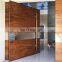CBMMART Modern Design Solid Wood Exterior Main Pivot Wood Entrance Doors