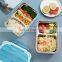 Top Selling Insulated Plastic   School Custom Bento Food Lunch Box Stainless Steel