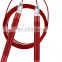 promotion red custom steel handle logo weighted jump rope