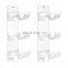 Hand Towels - Easy Mount 3-Level Bathroom Wall Mount Towel Rack Holder Clear Acrylic Organizer for Storage of Towels