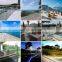 U aluminum fence channel glass railing for Swimming Pool or Stair Railings