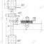 342131 Container locking gear door latch