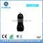 Promotional Mobile Phone Accessory Usb Car Charger With Double Ports Black