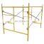 Standard Medium Duty Mason Frame Scafold Galvanized for Residential Scarfolds Ladders Scafolding for Construction