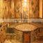 hot sale double apron bathtub, travertine bathtub