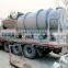 Three cylinder stainless steel rotary drum clay gypsum plaster dryer system plant river sand drying production line