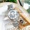 Luxury Men's Couple Blue Watch Gift Set Luxury Quartz Watch Men's Ladies Watch Waterproof