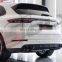 Ukiss Car Bumpers For 18-21 Porsche Cayenne 9Y0 Modified Turbo Front Bumper With Grille Door Panel Wheel Arch Diffuser Body Kits