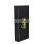 China Supplier black paper logo magnetic closure packaging box  paper box custom packaging gift box