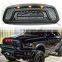 2014 2018 pickup truck parts custom 3 pieces led lights honeycomb black front radiator grille fit for dodge ram 1500