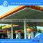 Ce Certification light steel space frame structure for gas station