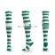 High Quality Cheap Cosplay Long Girls Women Stripe Thigh Over Socks Polyester Cotton Rainbow Sexy Striped Knee High Socks