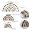 Hot Sale Art Decoration Seagrass Woven Fan Wall Decor with Metal Frame Set of 3 Cheap Wholesale