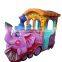 Amusement rides electric mini dinosaur on train for kids